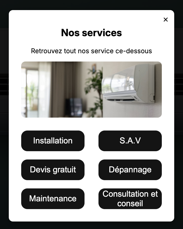 Pop-up service Kaleni Confort